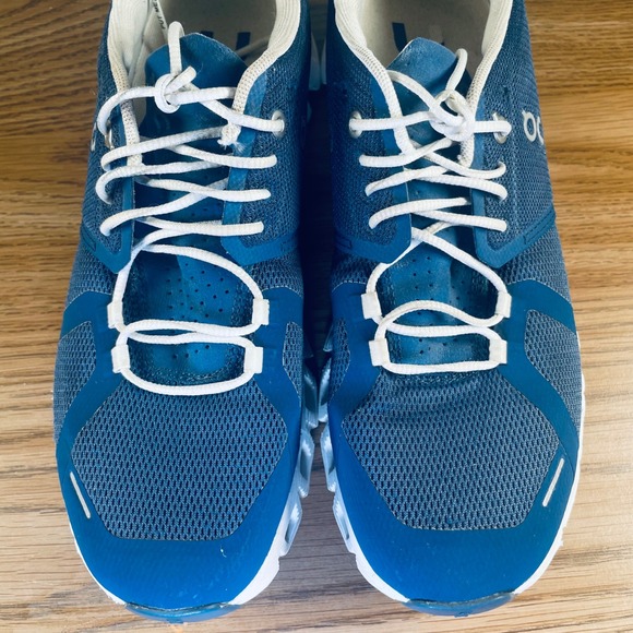 On Running Cloud Waterproof Running Shoes Women's Size 9.5 Blue - Picture 2 of 10